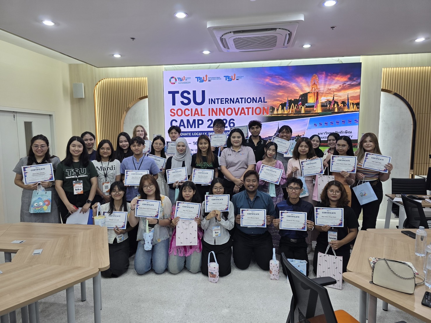 Thaksin University Brings Together Students from 9 Countries for the International Social Innovation Camp 2026